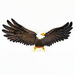 Sign Co 40" x 18" Metal Bald Eagle