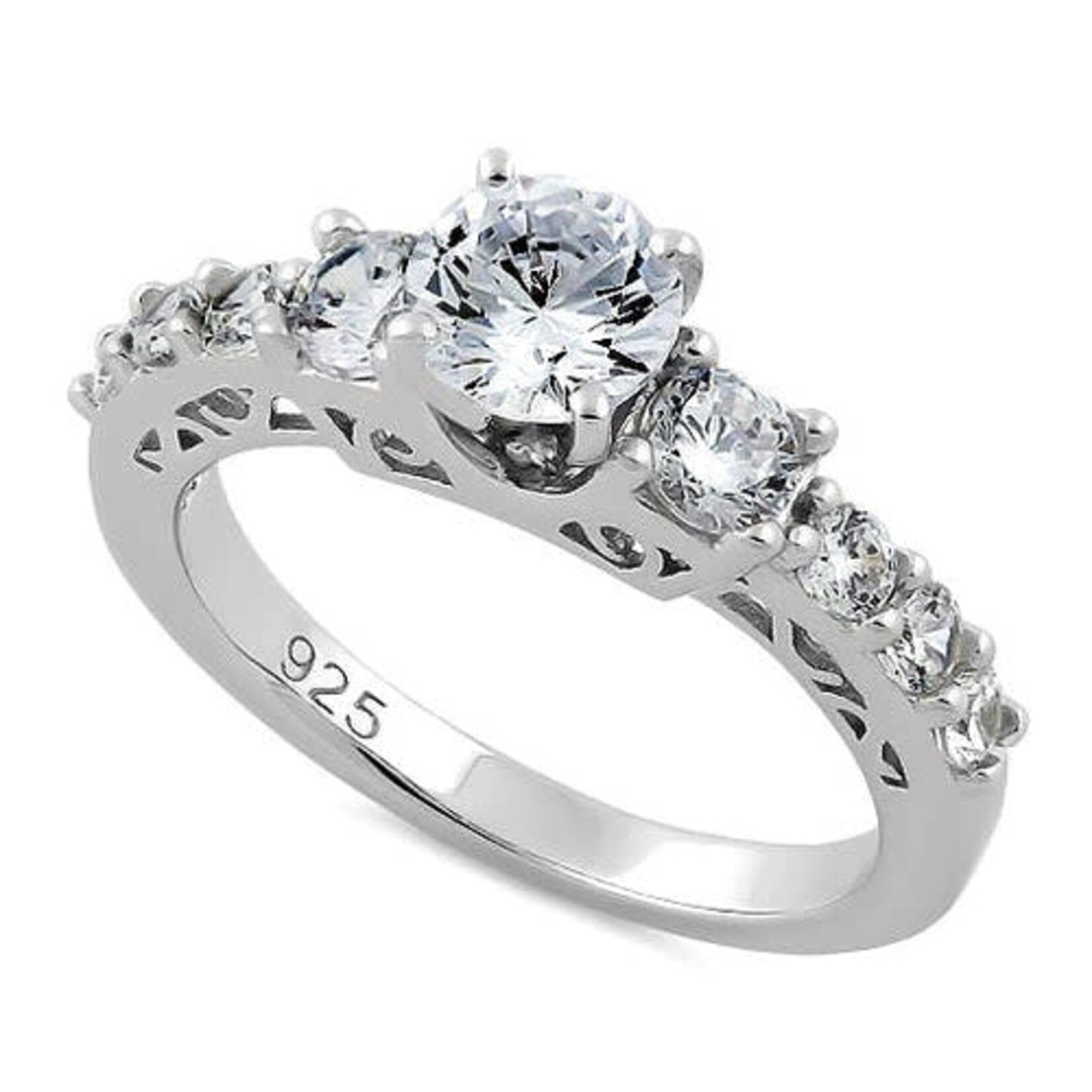 RLD Silver Graduated Round Ring