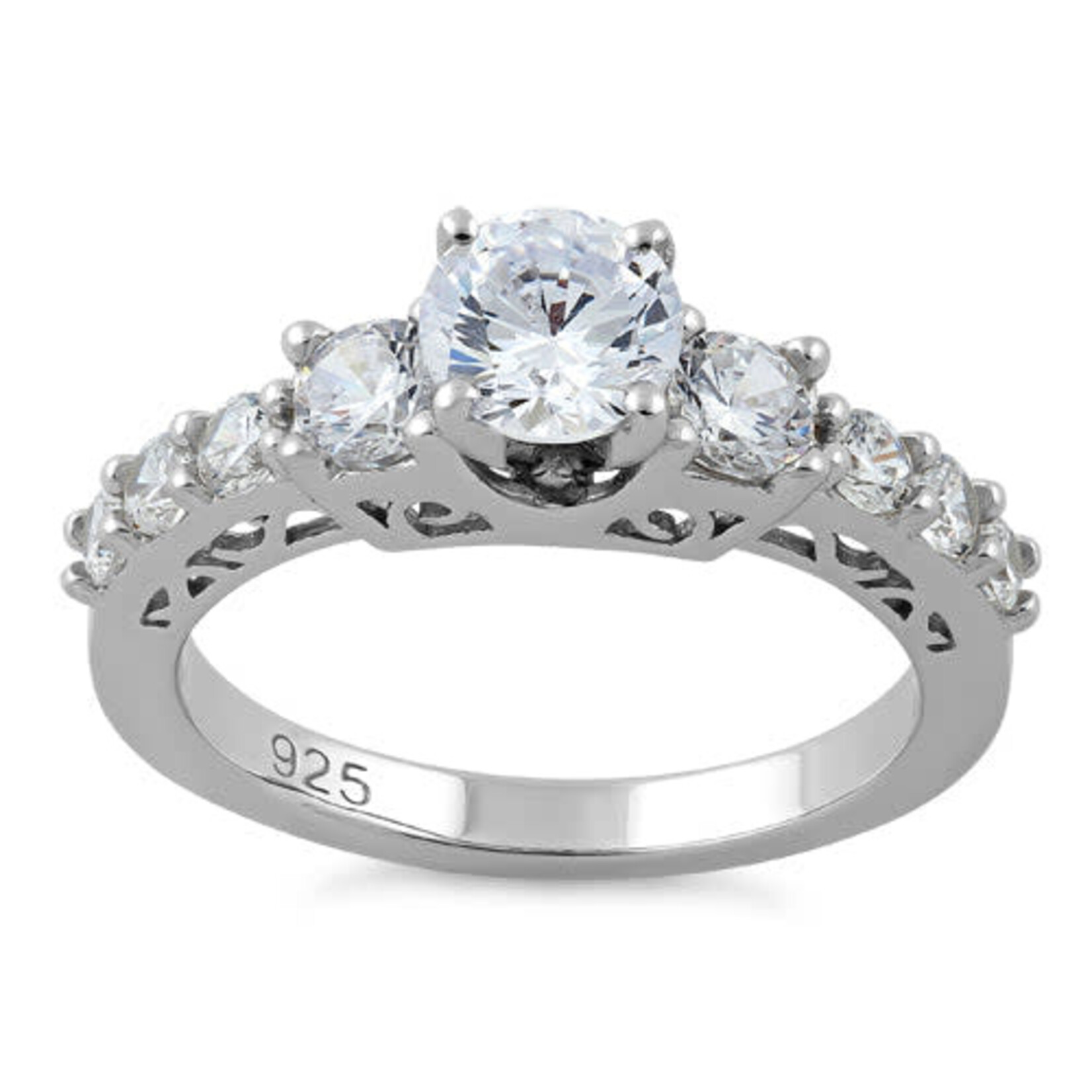 RLD Silver Graduated Round Ring