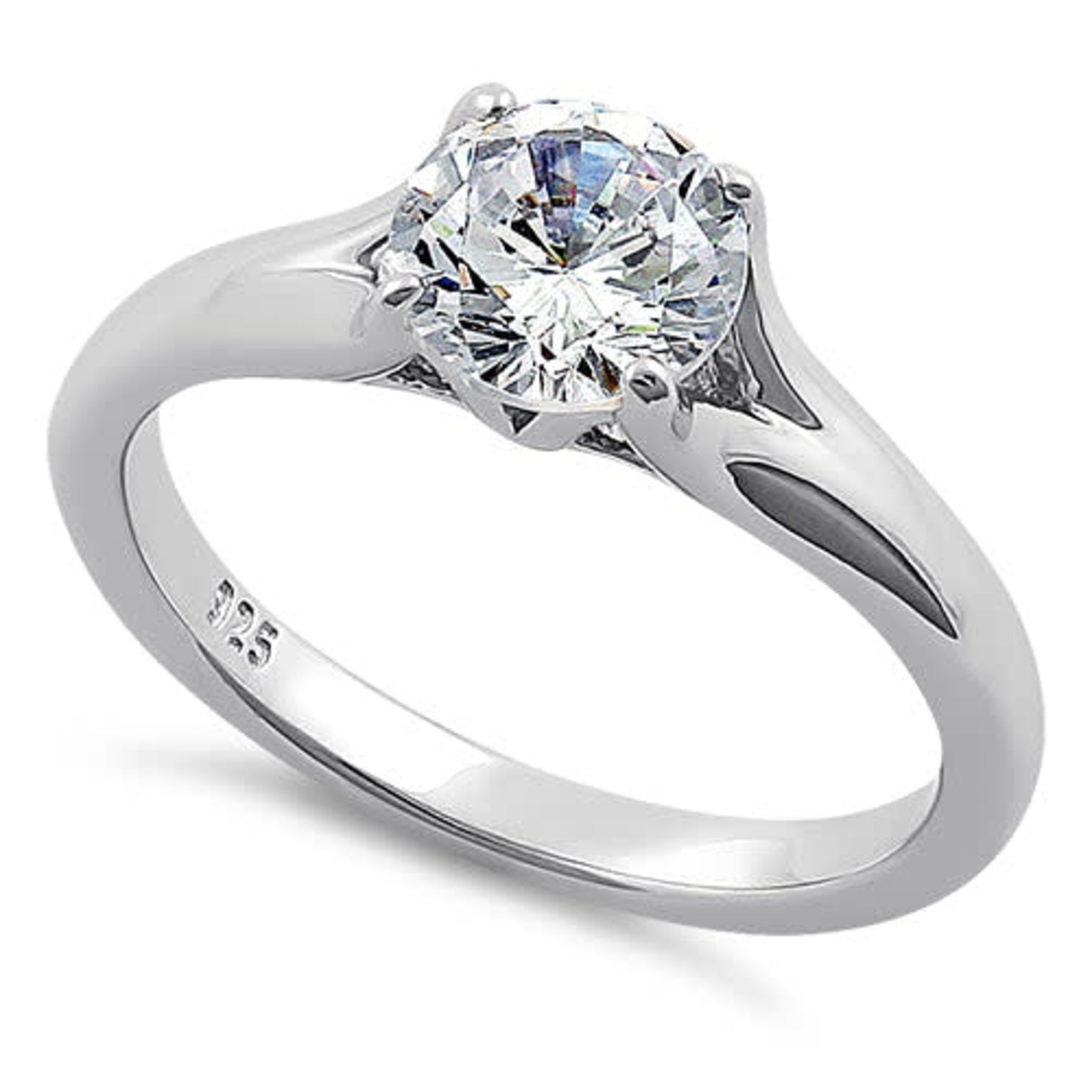 RLD Round Solitaire 1c Ring