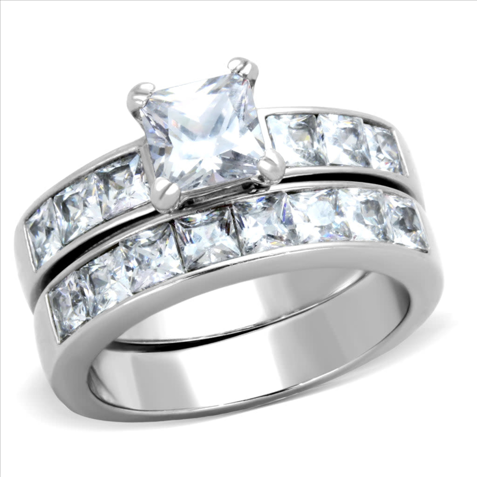 ROS Ornate Wedding Ring Set