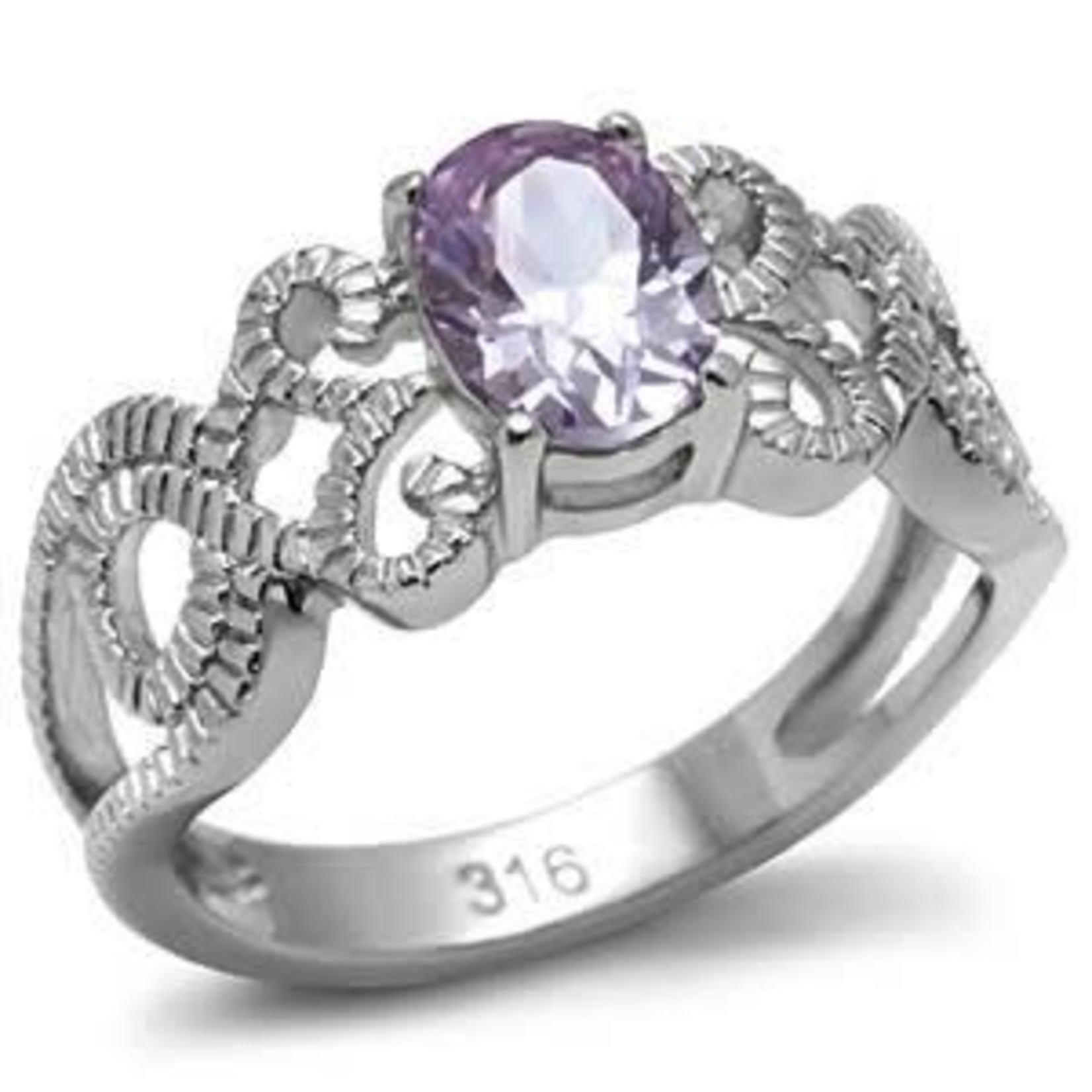 ROS Amethyst Cocktail Ring