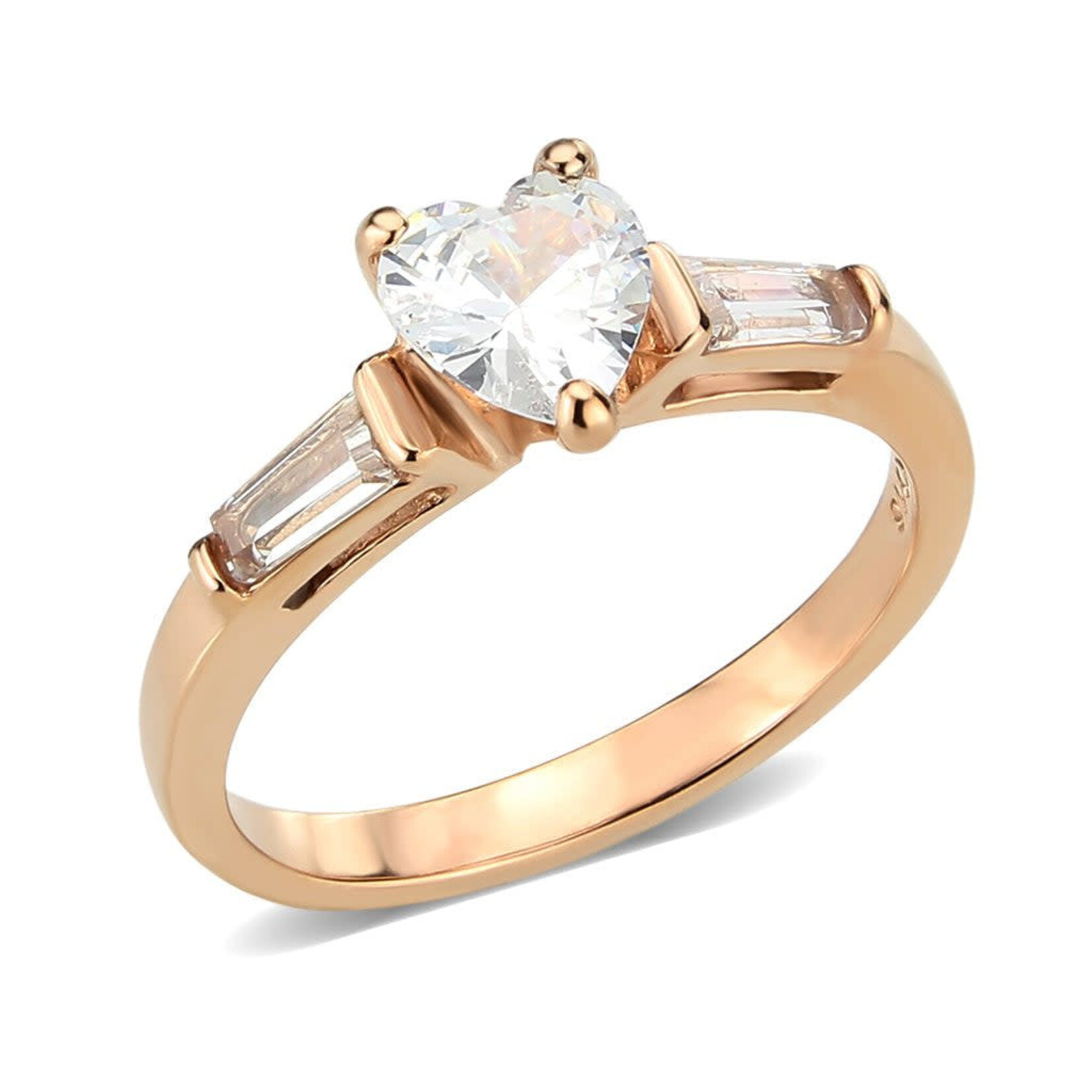 ROS ROS CJ3829 CZ HEART ROS RING