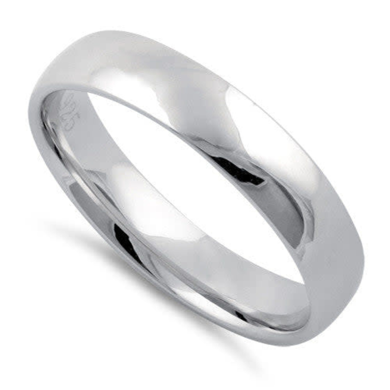 925 Studio Silver 4mm Wedding Band