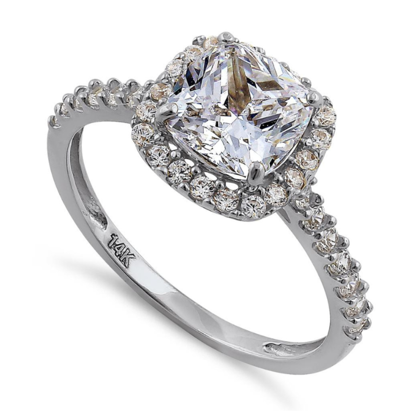 RLD Cushion Cut Halo Ring