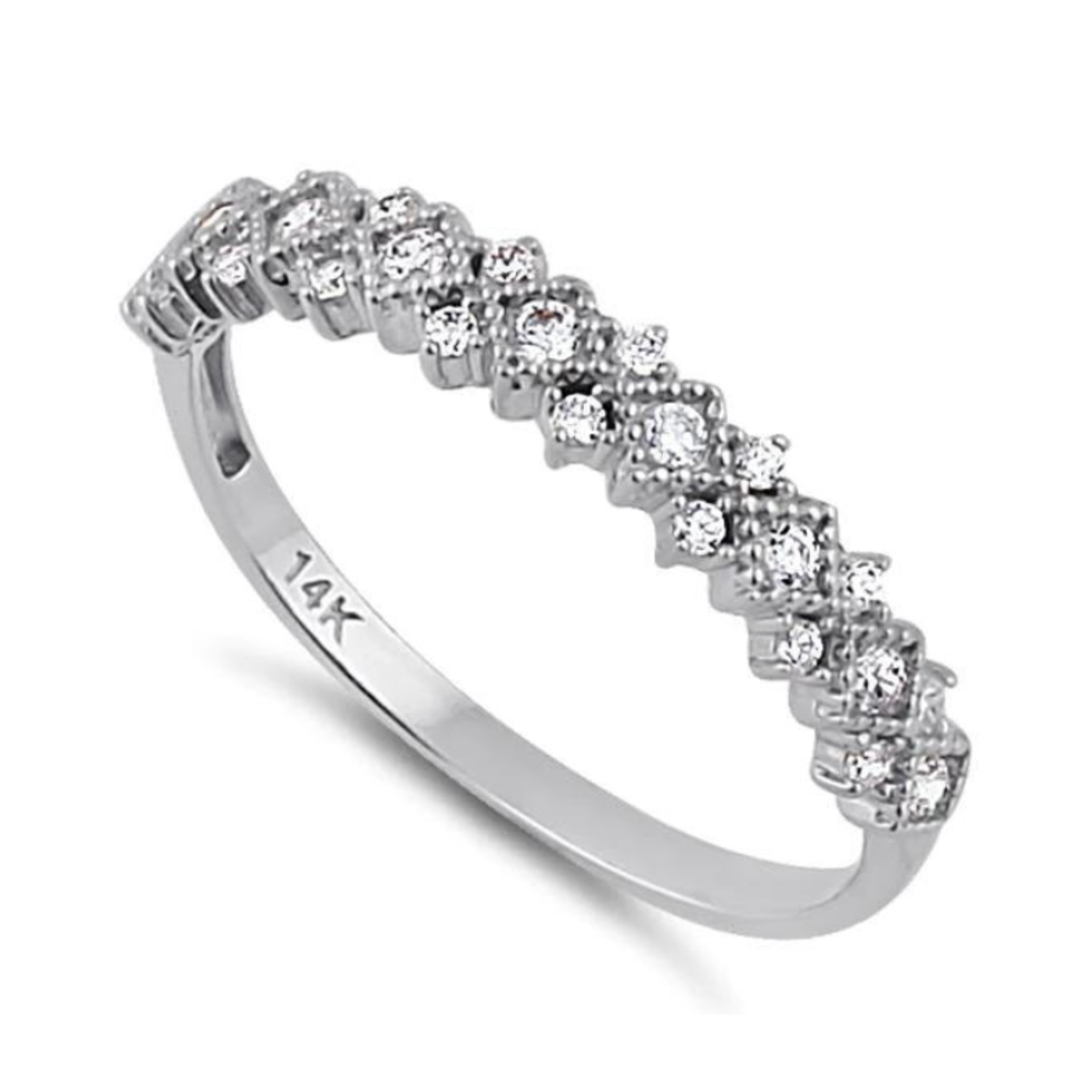 RLD Half Eternity Wedding Band