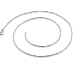 Silver Sterling Silver 1.4mm Twisted Serpentine Chain