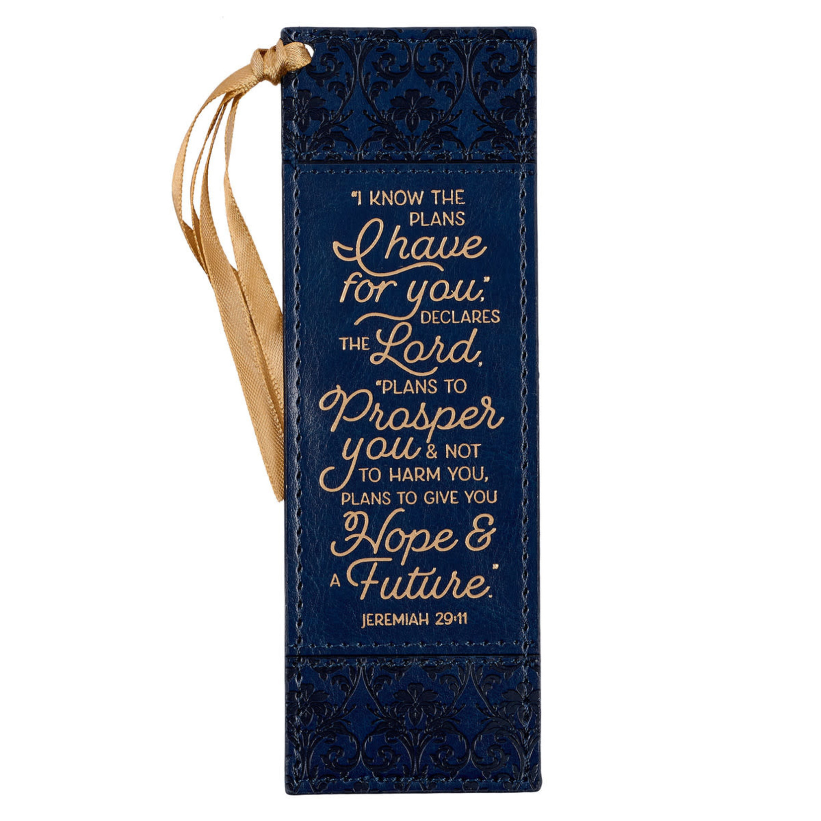 Christian Art Gifts BMF154- I know the plans bookmark