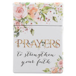 Christian Art Gifts BX121 Prayers Strengthen Faith Blessing Box