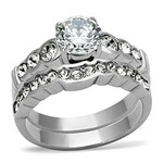 ROS ROS Steel CZ Ring