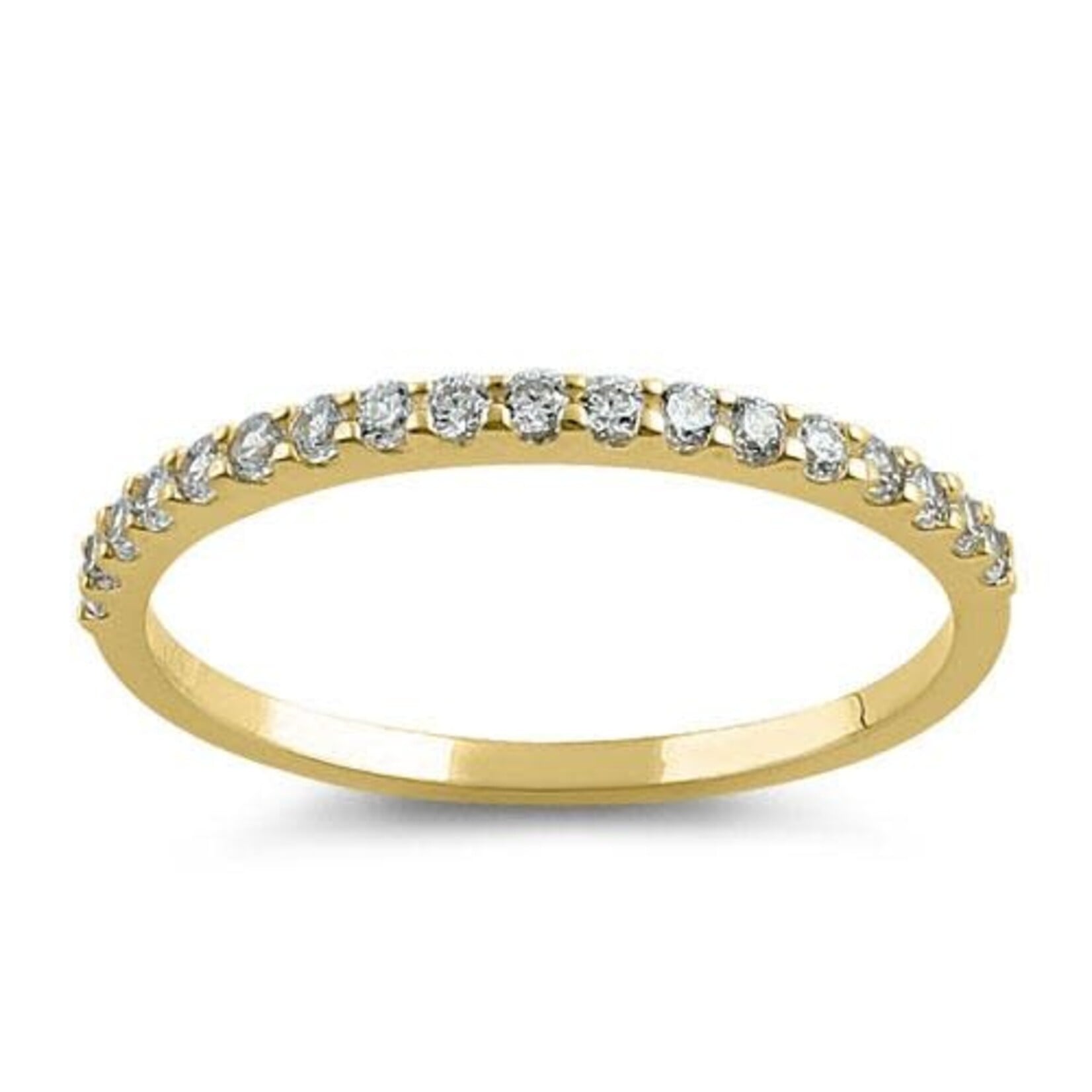 RLD 14K Gold .33C Half Eternity Band