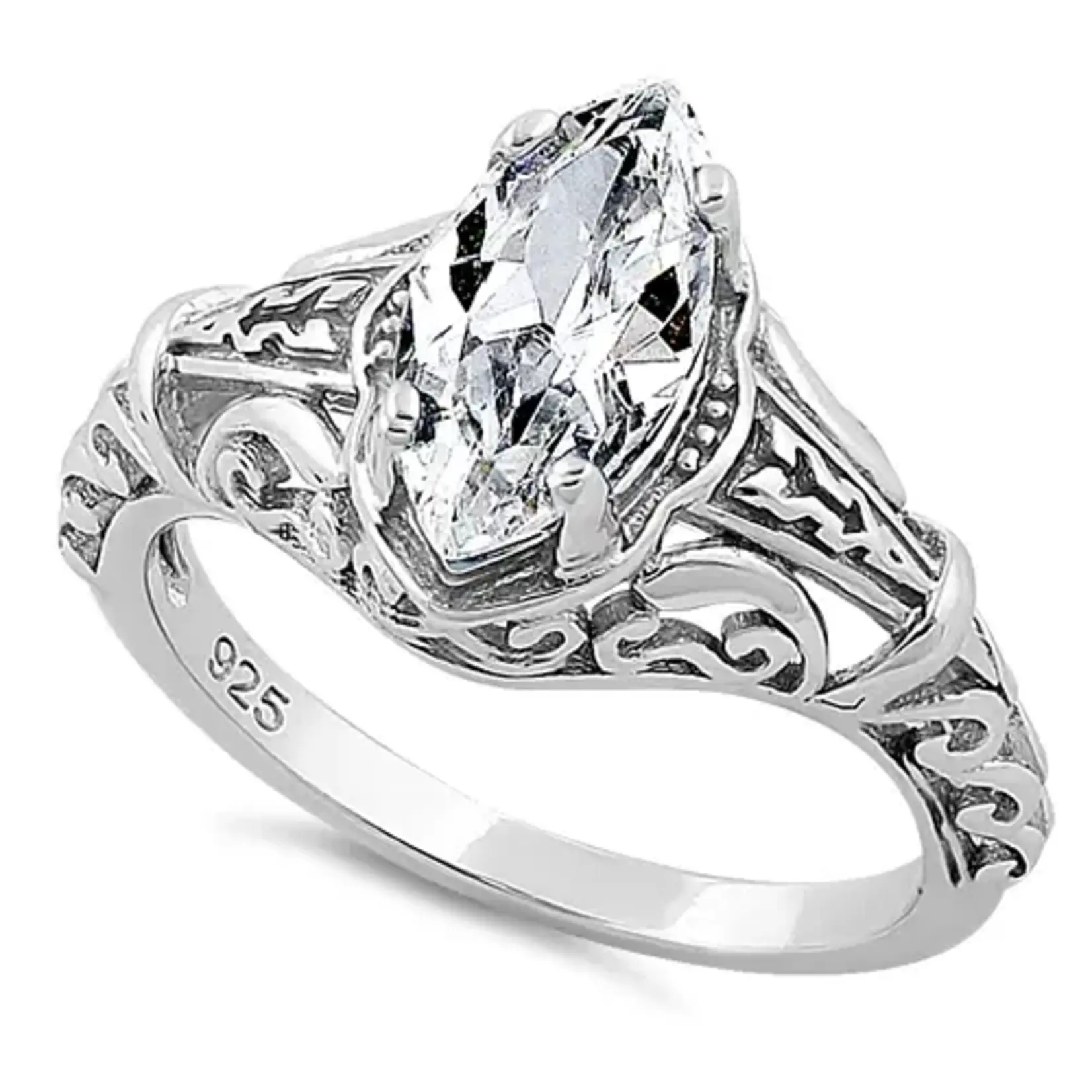 RLD RLD 925 1.62C MARQUIS FILIGREE RING