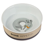 Christian Art Gifts Bone Appetit! Ceramic Dog Bowl