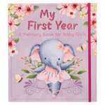 Christian Art Gifts Baby Memory Book for Girls
