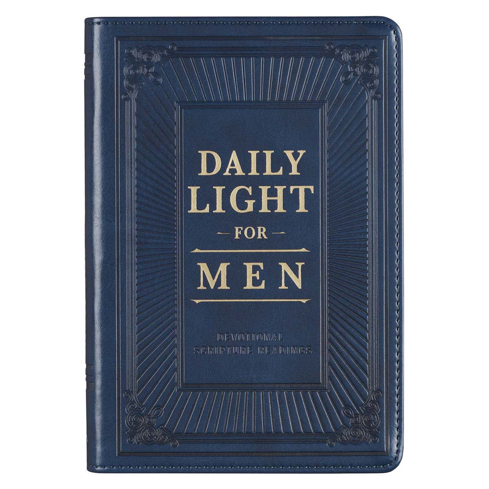 Christian Art Gifts Devotional Daily Light for Men Faux Leather