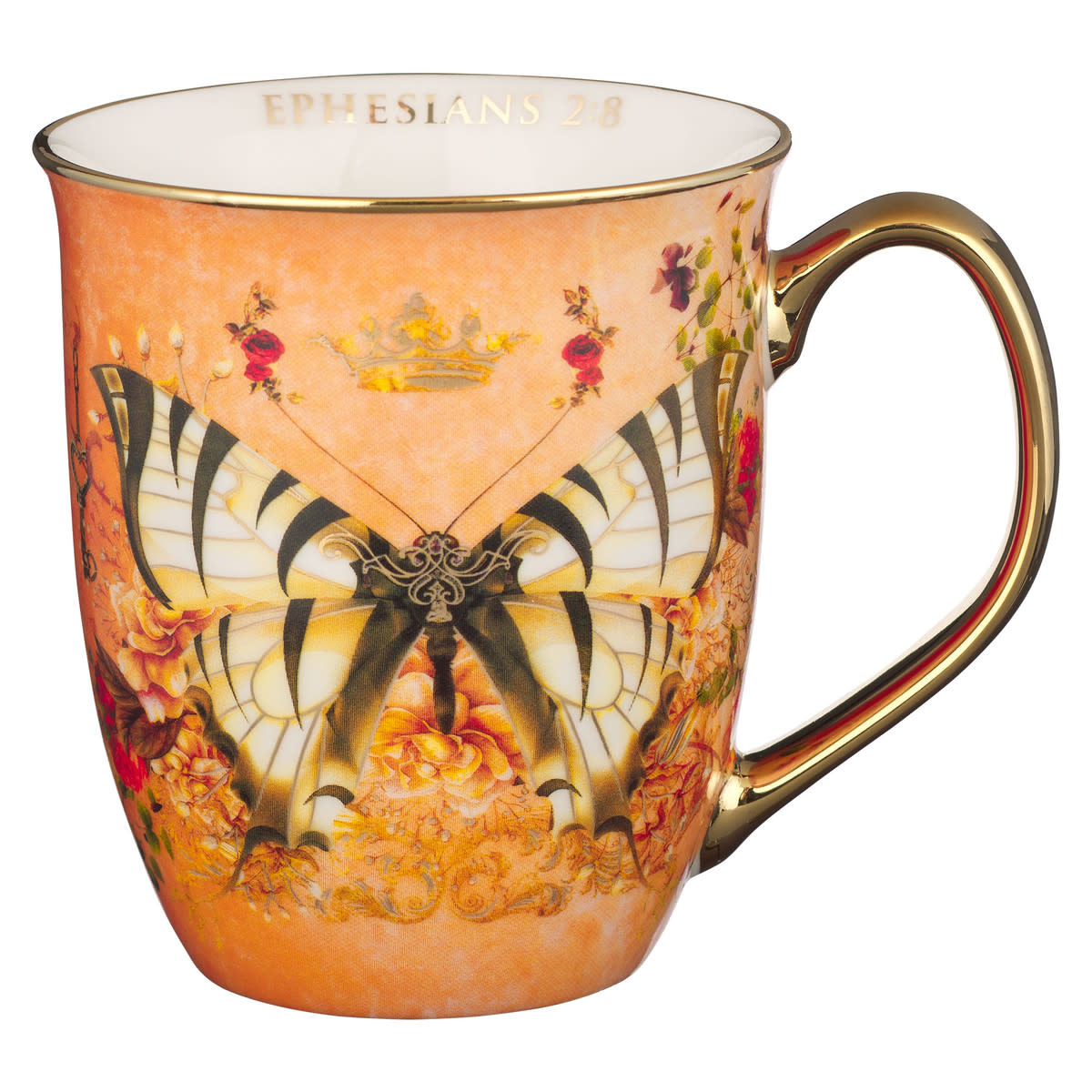 Rainbow Butterfly Insulated Travel Mug, made in U.S.A. – ArtistGifts