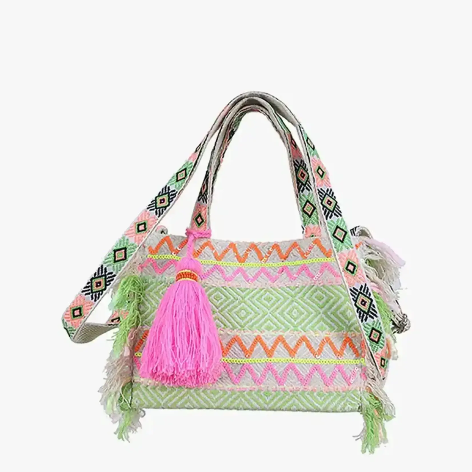 Jen & Co. Gwenyth Boho Fringe Bag