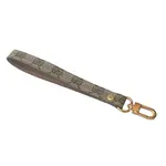 Upcycled Designs Haute Handle Wrist Strap in Upcycled GG Gucci & Mocha Mousse
