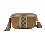Upcycled Designs Britt Belt Bag in Mocha Mousse Leather Upcycled Gucci