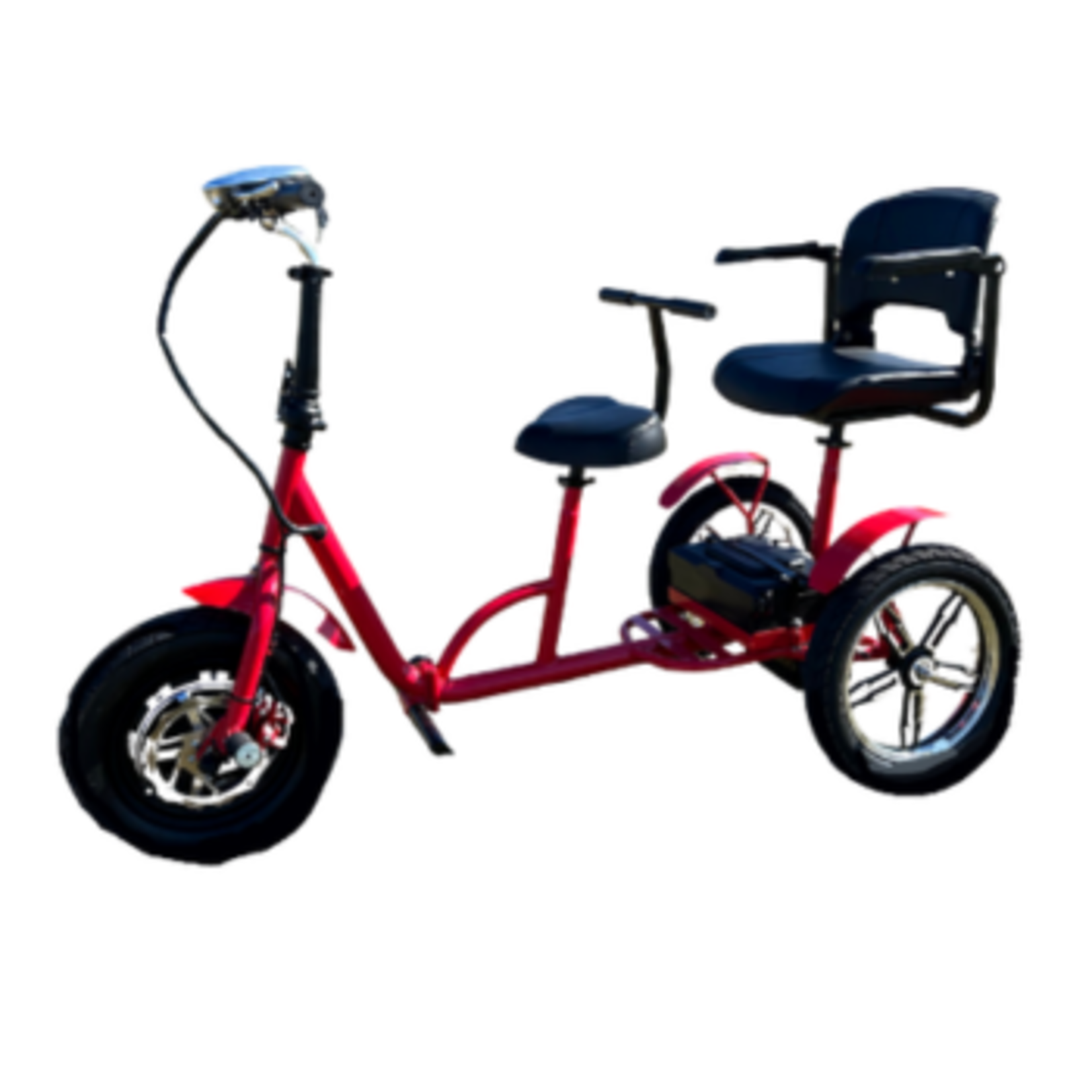 E.L.A.H Rider 2 Double Scooter 1000 watt 48v Scooter Red