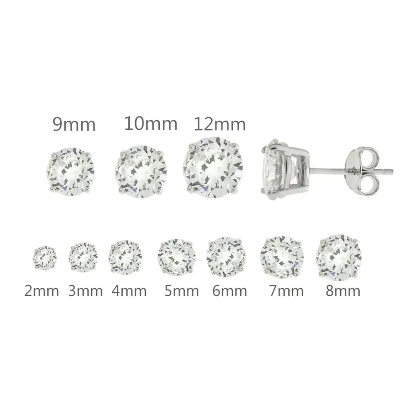 RLD Round Stud Earrings