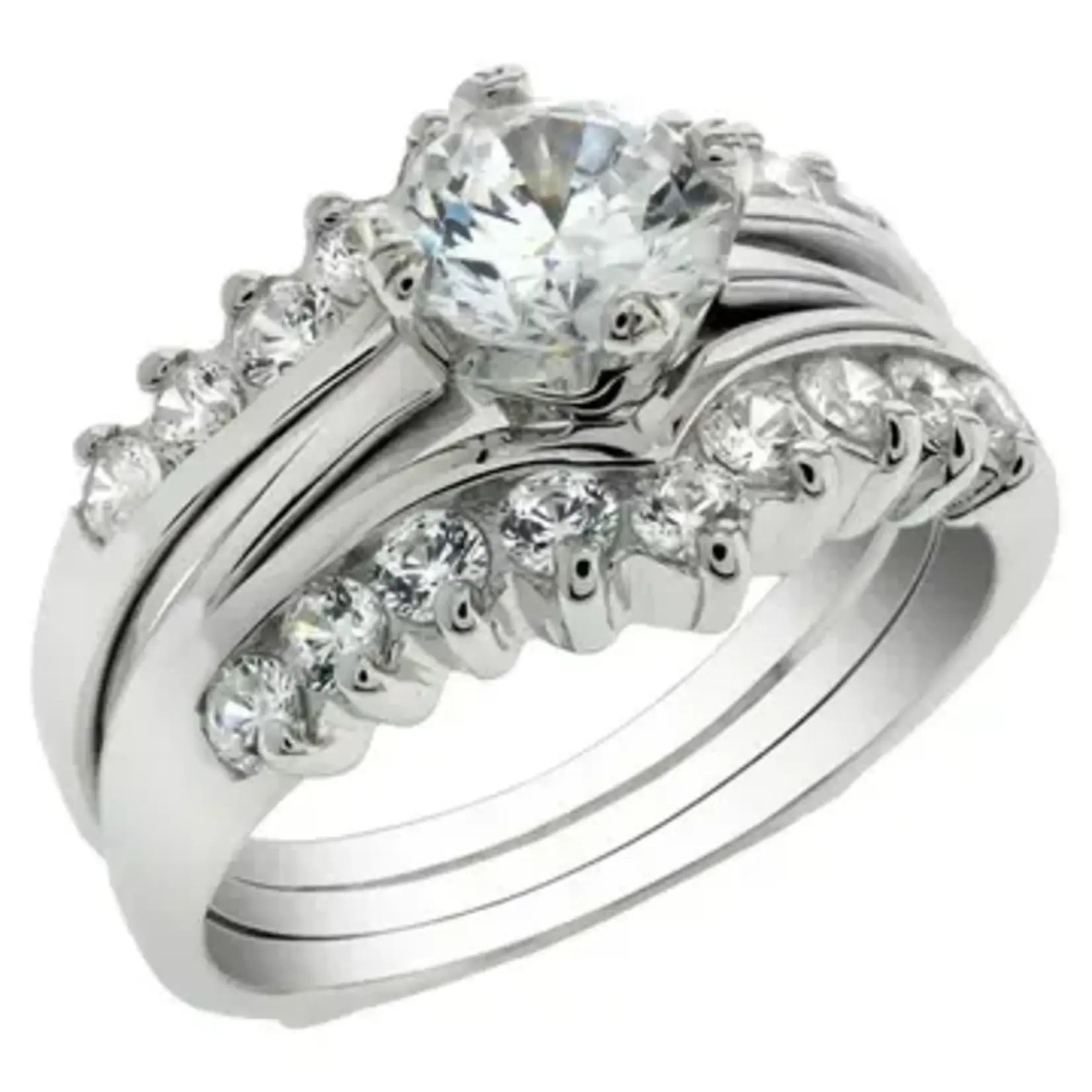 RLD RLD 925 Round Bridal w Ring Guard