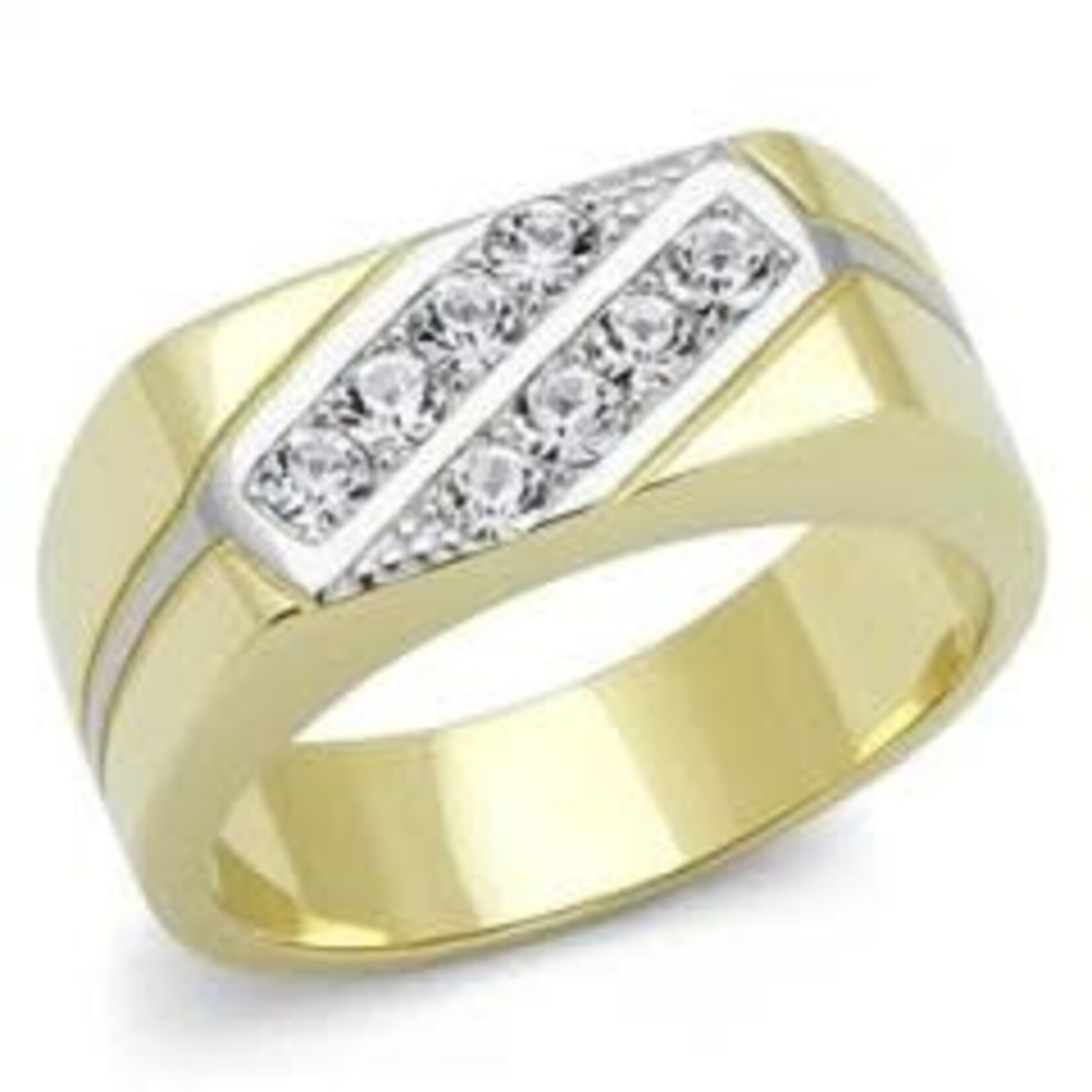 ROS Steel Two-Tone Ring