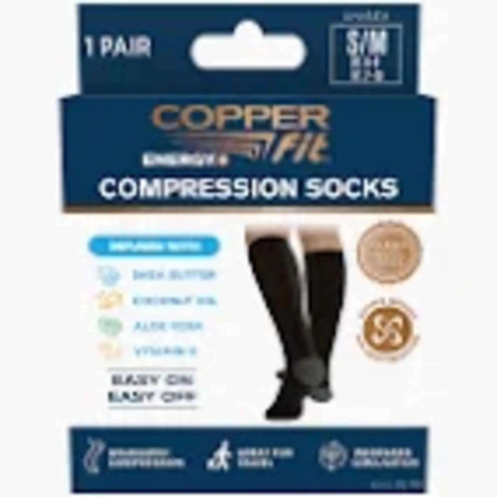 Copper Fit Compression Socks S/M