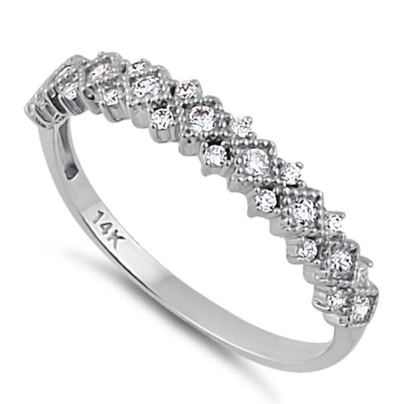 RLD Half Eternity Wedding Band