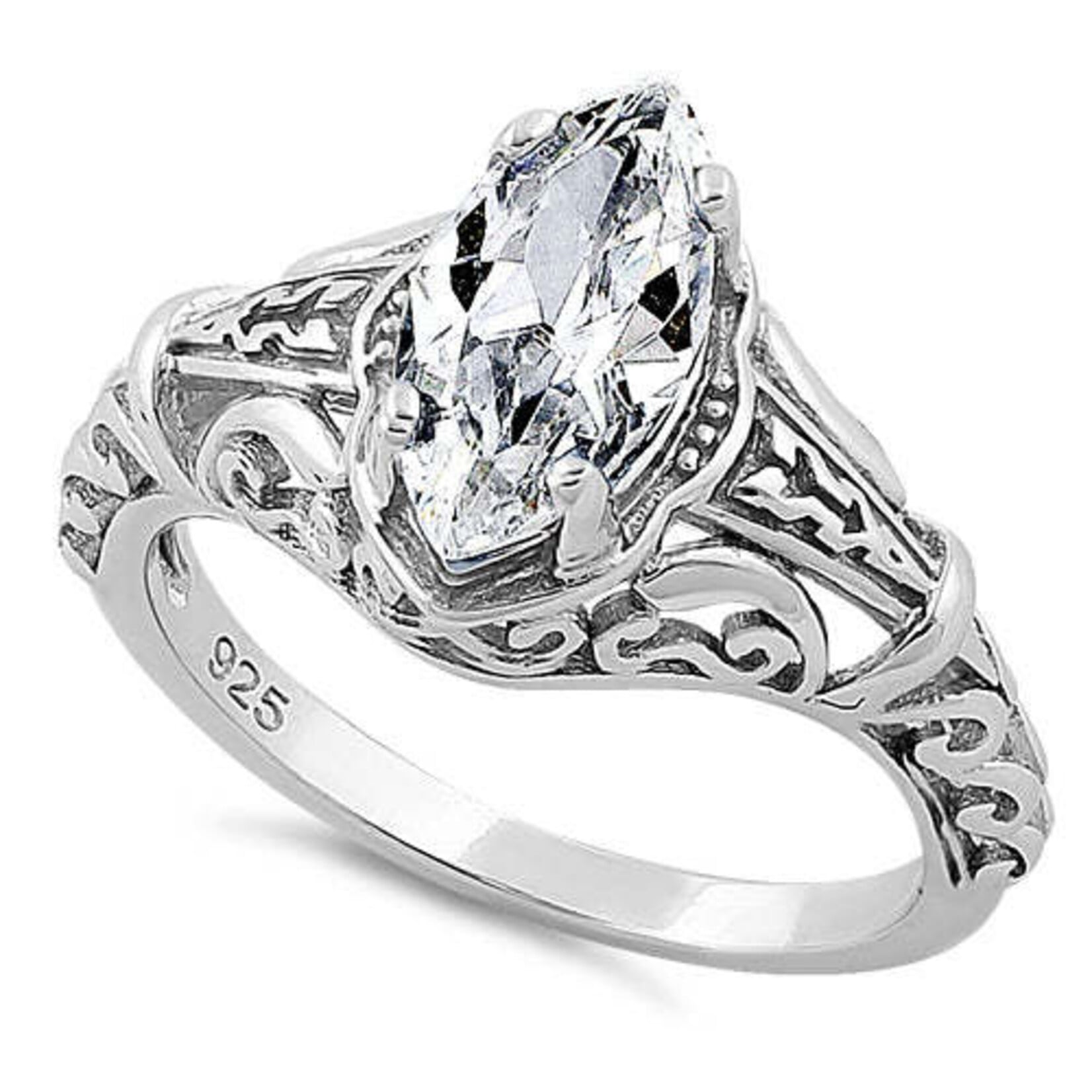 RLD RLD 925 1.62C MARQUIS FILIGREE RING
