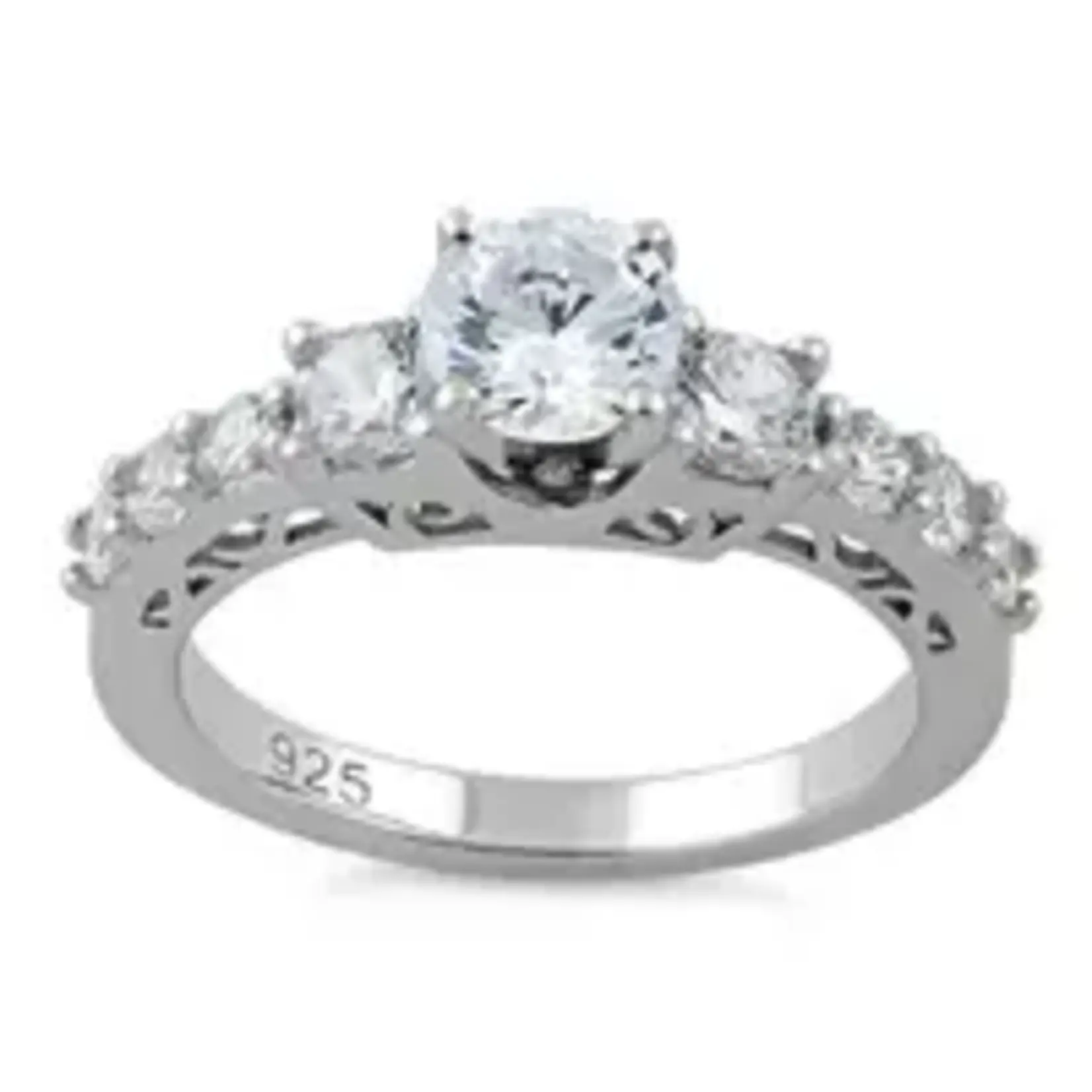 RLD Silver Graduated Round Ring