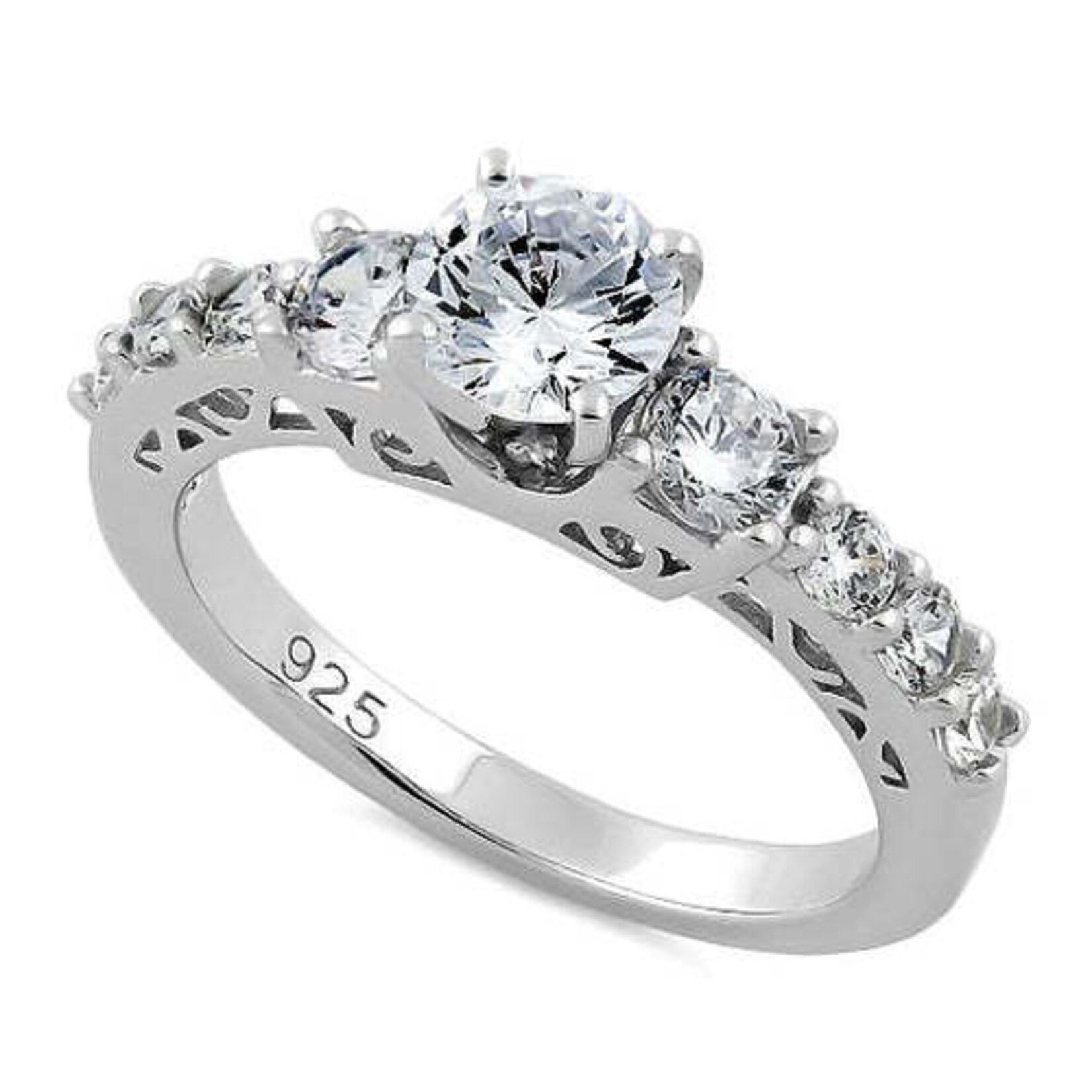 RLD Silver Graduated Round Ring