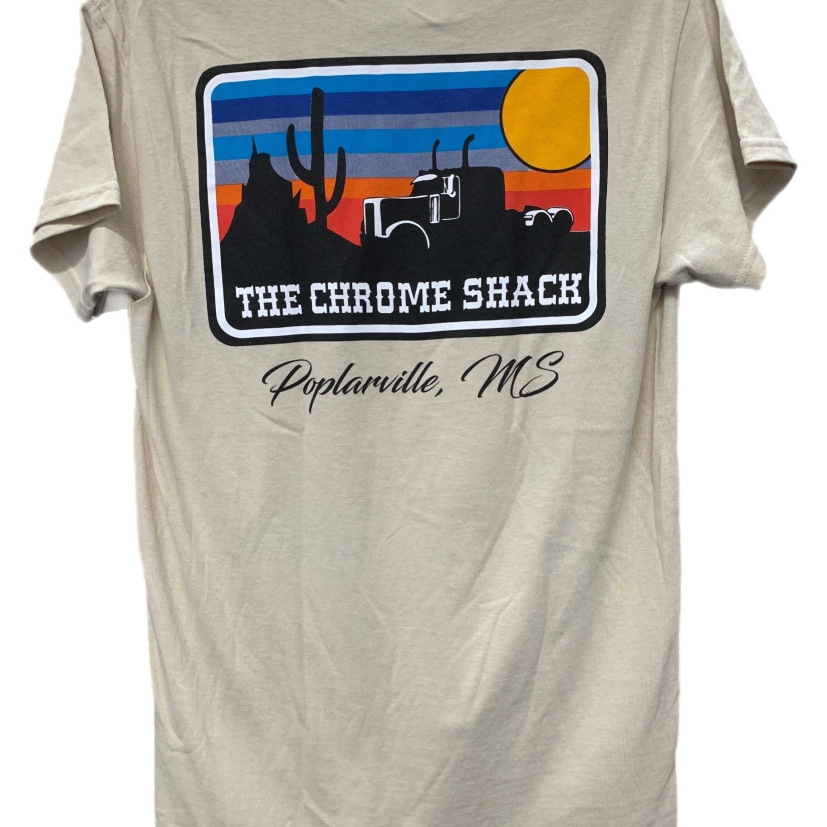 The Chrome Shack Tan Sunset T-Shirt