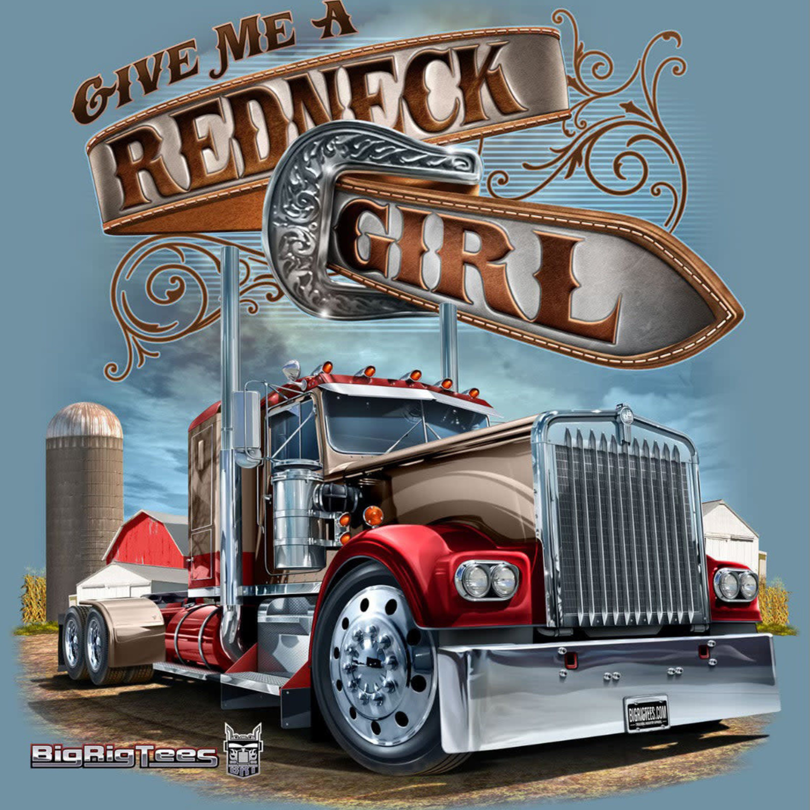 Big Rig Tees Redneck Girl