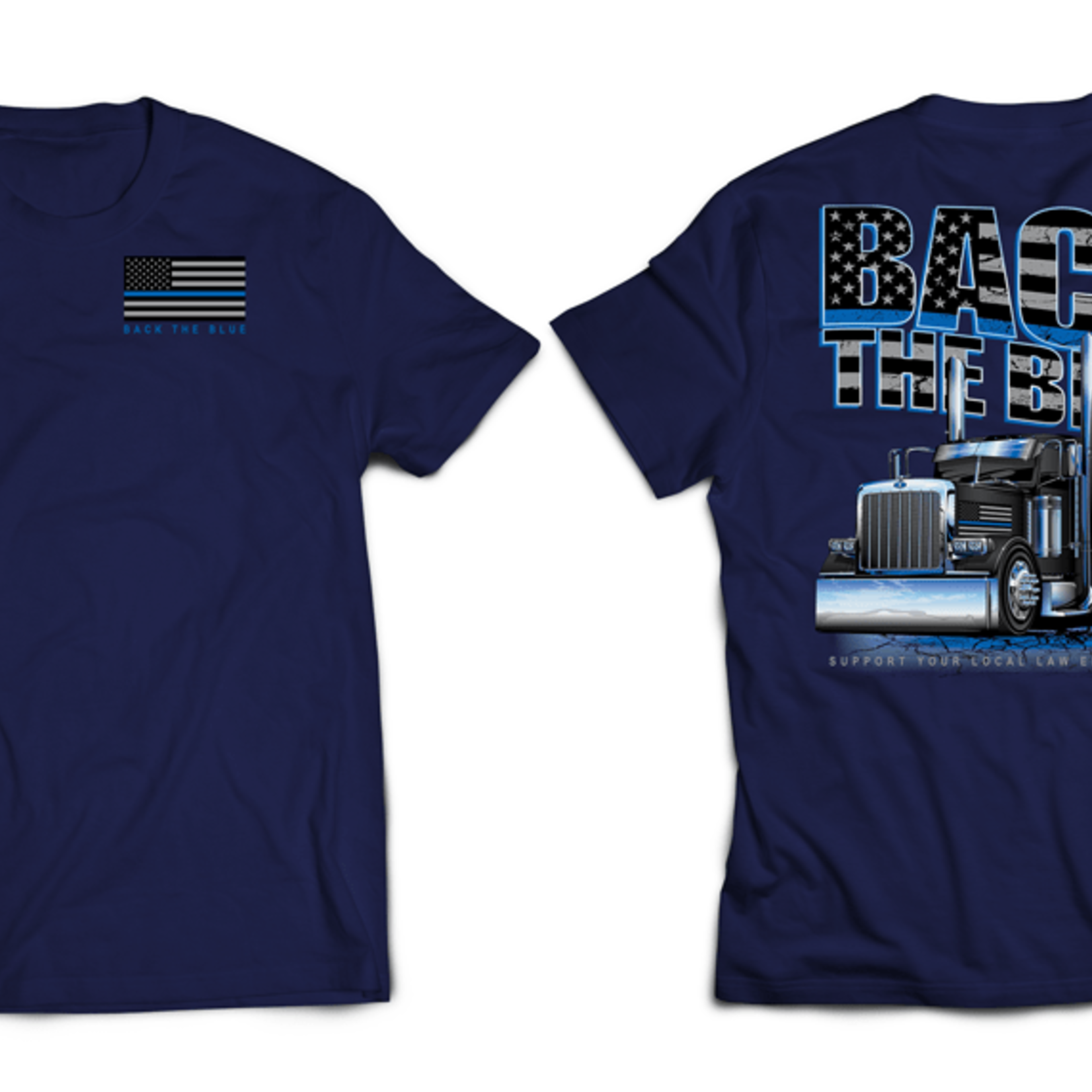 Big Rig Tees Back the Blue