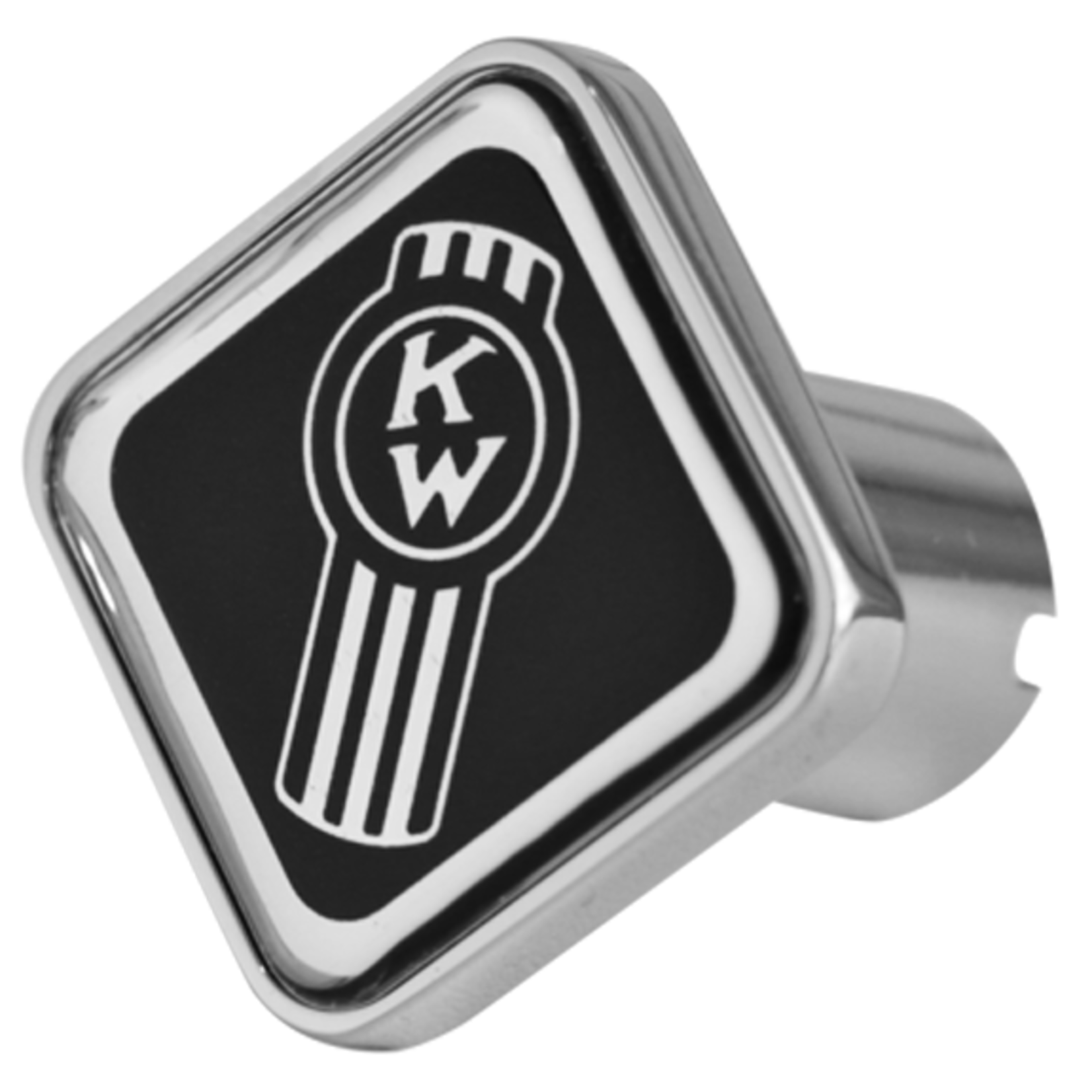 Kenworth Old Logo Square Knob Black