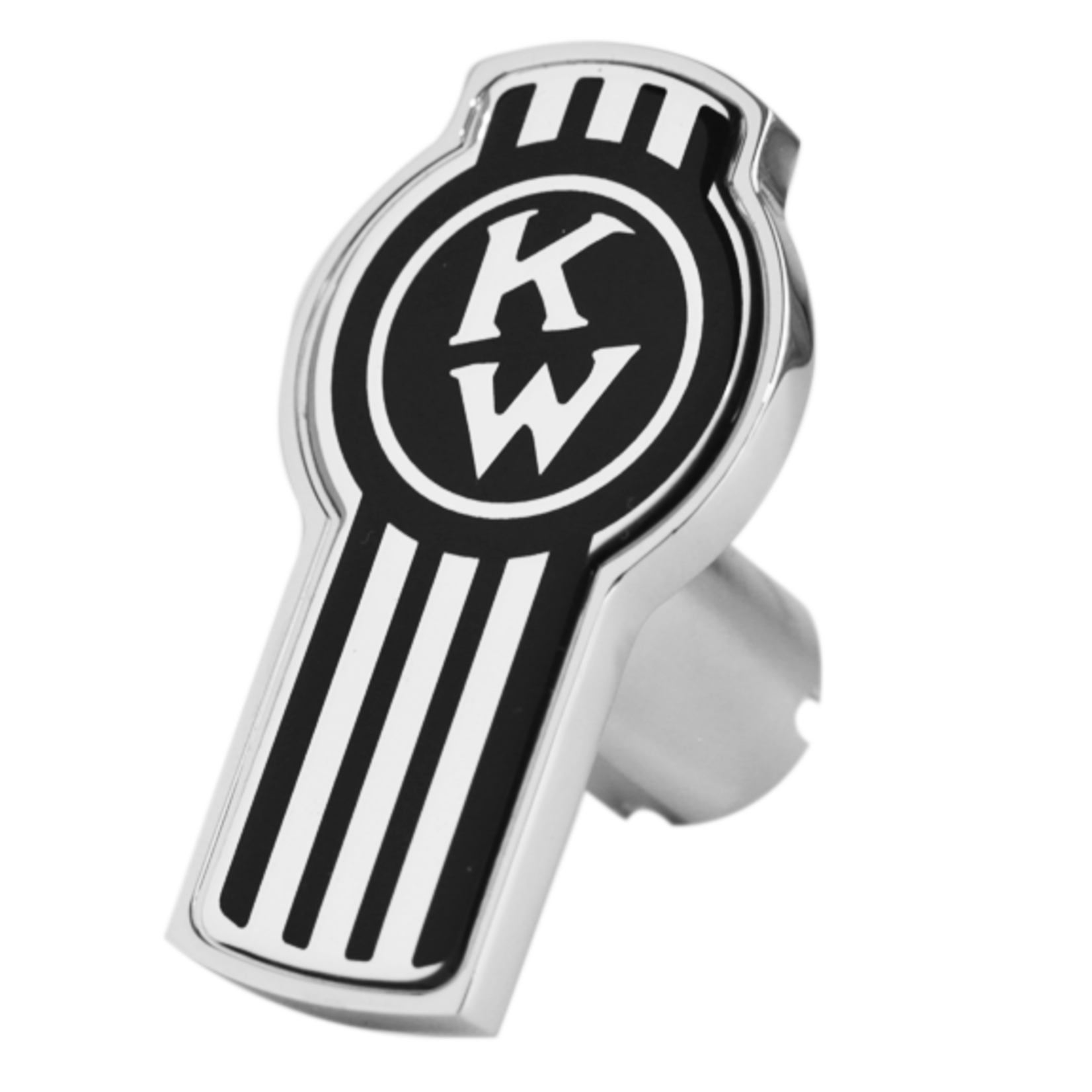 Kenworth Logo Shape Knob Black 190