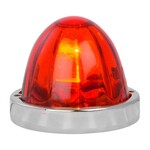 Red Glass Watermelon Flush Mount Kit