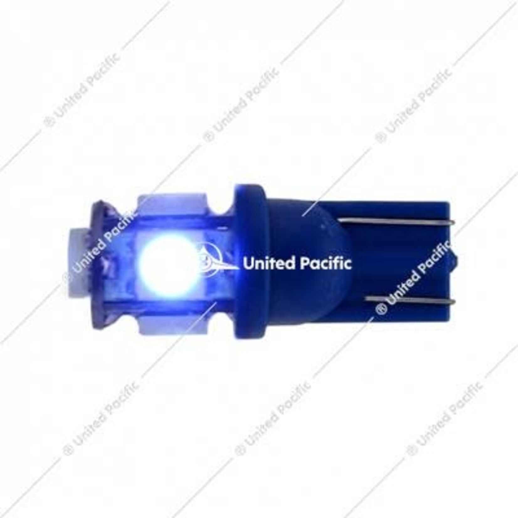 5 High Power LED 360 Degree 194 Bulb - Blue (2 Pack)