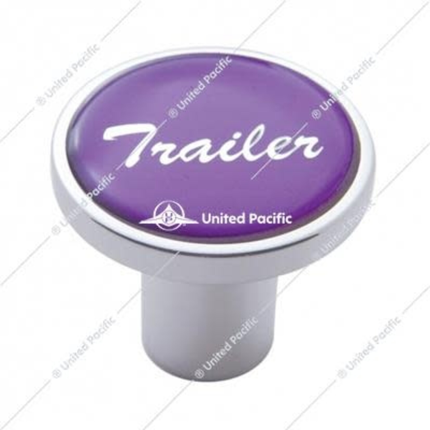 "Trailer" Air Valve Knob - Purple Glossy Sticker