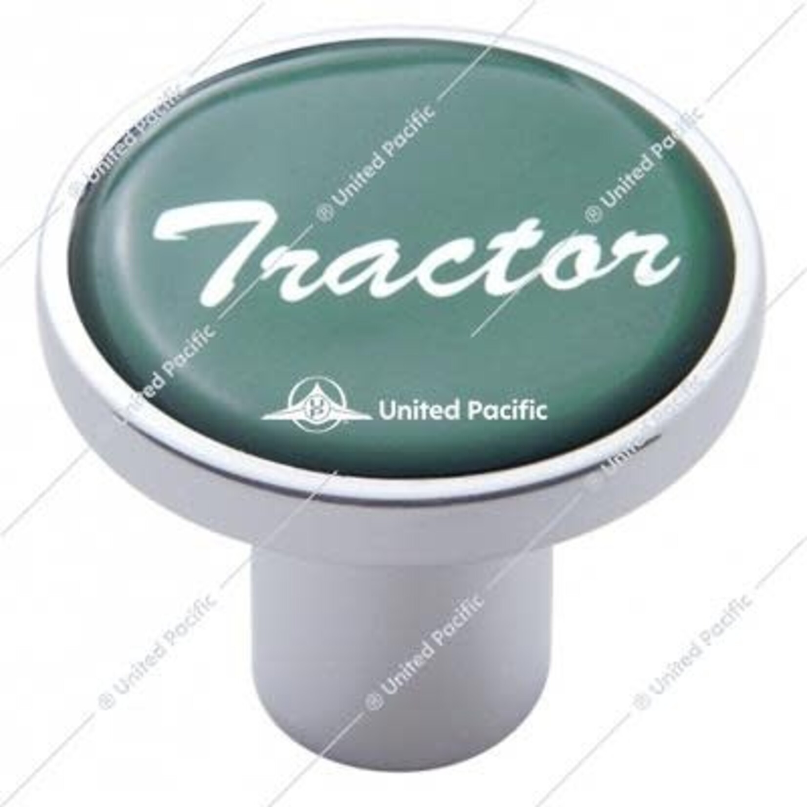 "Tractor" Air Valve Knob - Green Glossy Sticker