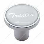 "Trailer" Air Valve Knob - Silver Glossy Sticker