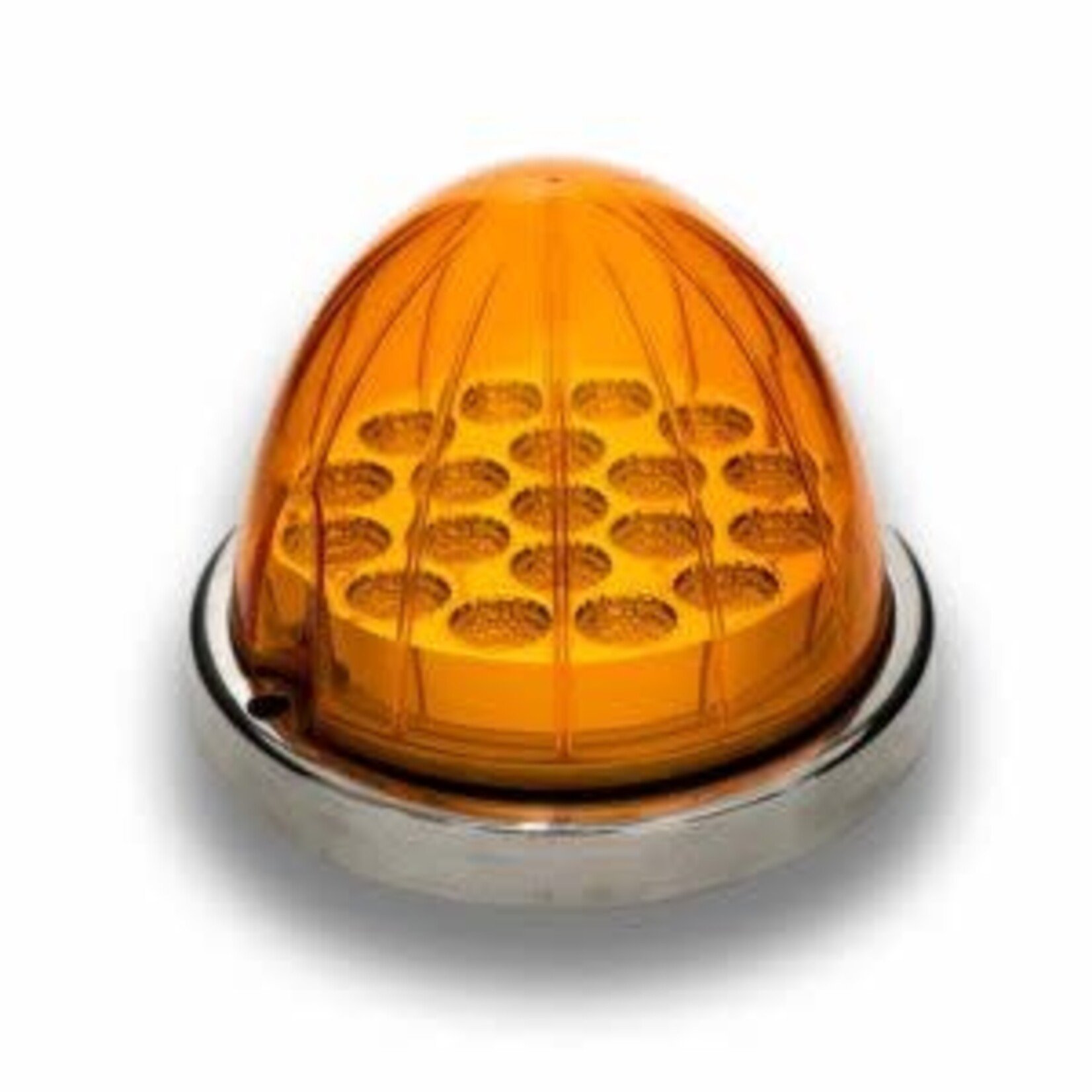Amber Clearance & Marker Watermelon LED Light – 19 Diodes