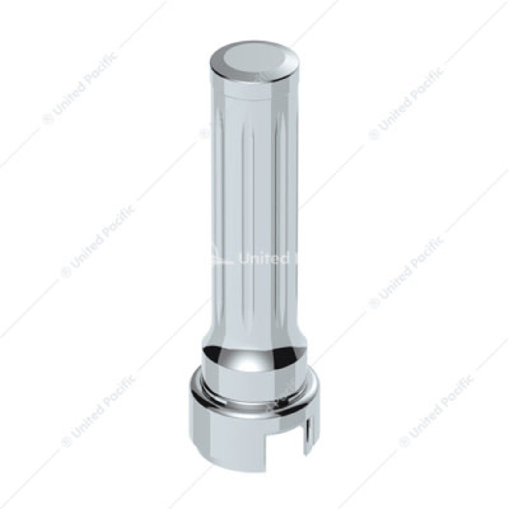 Thread-On Dallas Style Gearshift Knob With 13/15/18 Speed Adapter - Chrome/Vertical