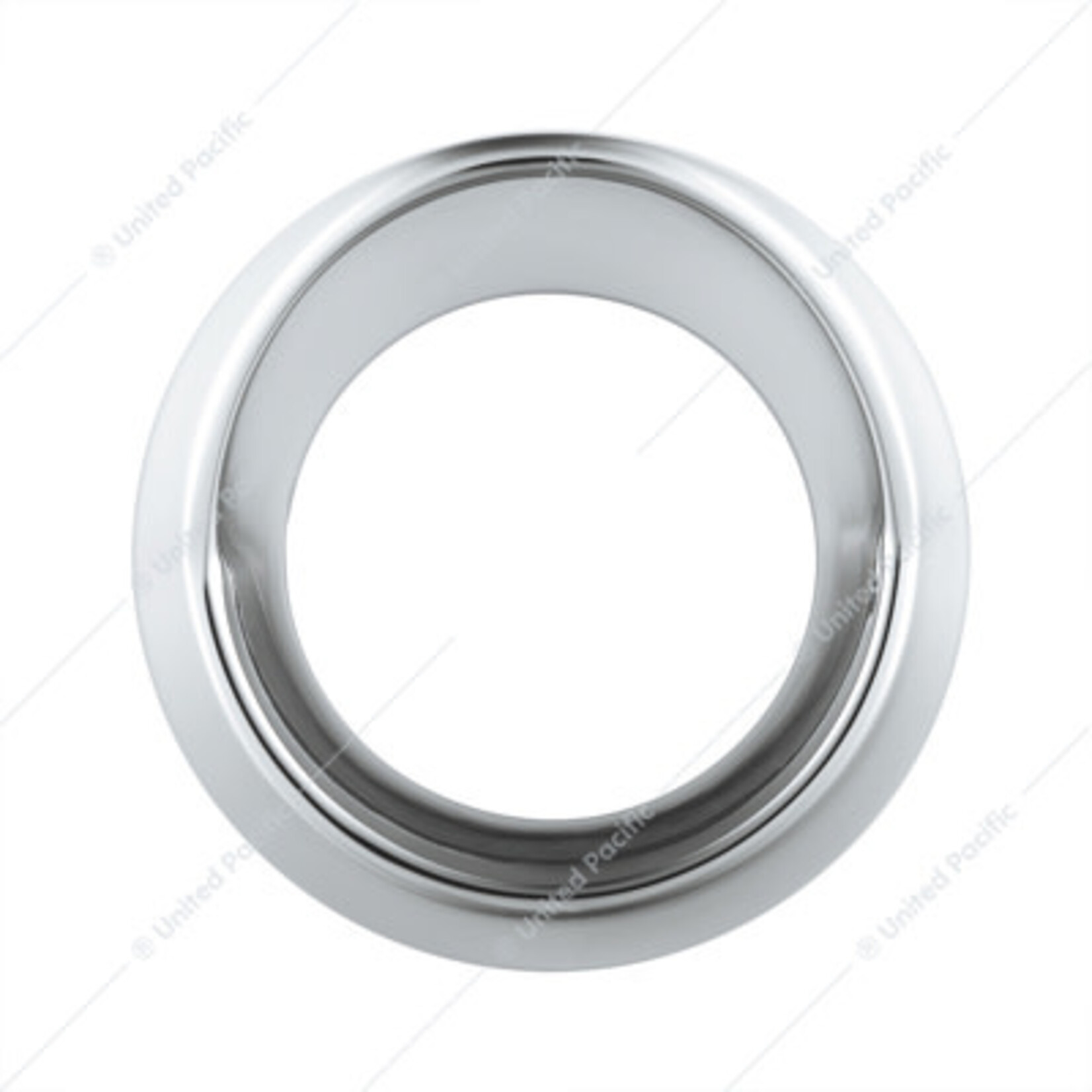 Chrome Plastic Small Gauge Bezel With Visor