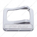 Chrome Plastic Rocker Switch Cover With Stainless Plaque For Peterbilt - PTO Control