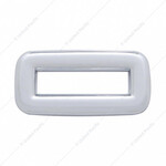 Chrome Plastic Toggle Switch Label Cover Without Visor For 2002+ Peterbilt (Card Of 6)