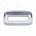 Chrome Plastic Toggle Switch Label Cover With Visor For 2002+ Peterbilt (Card Of 6)