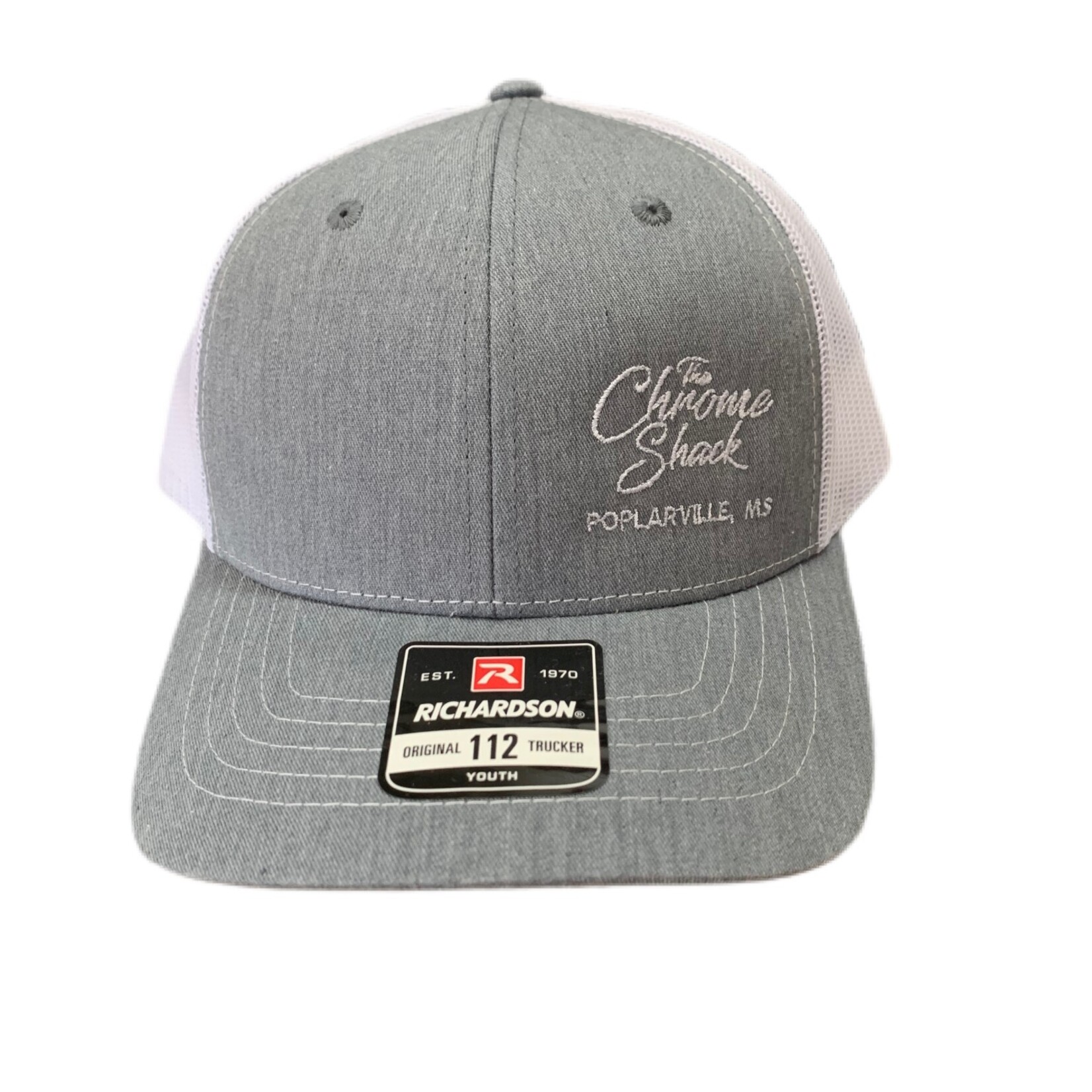 The Chrome Shack Hat - Youth Edition Heather Grey/White