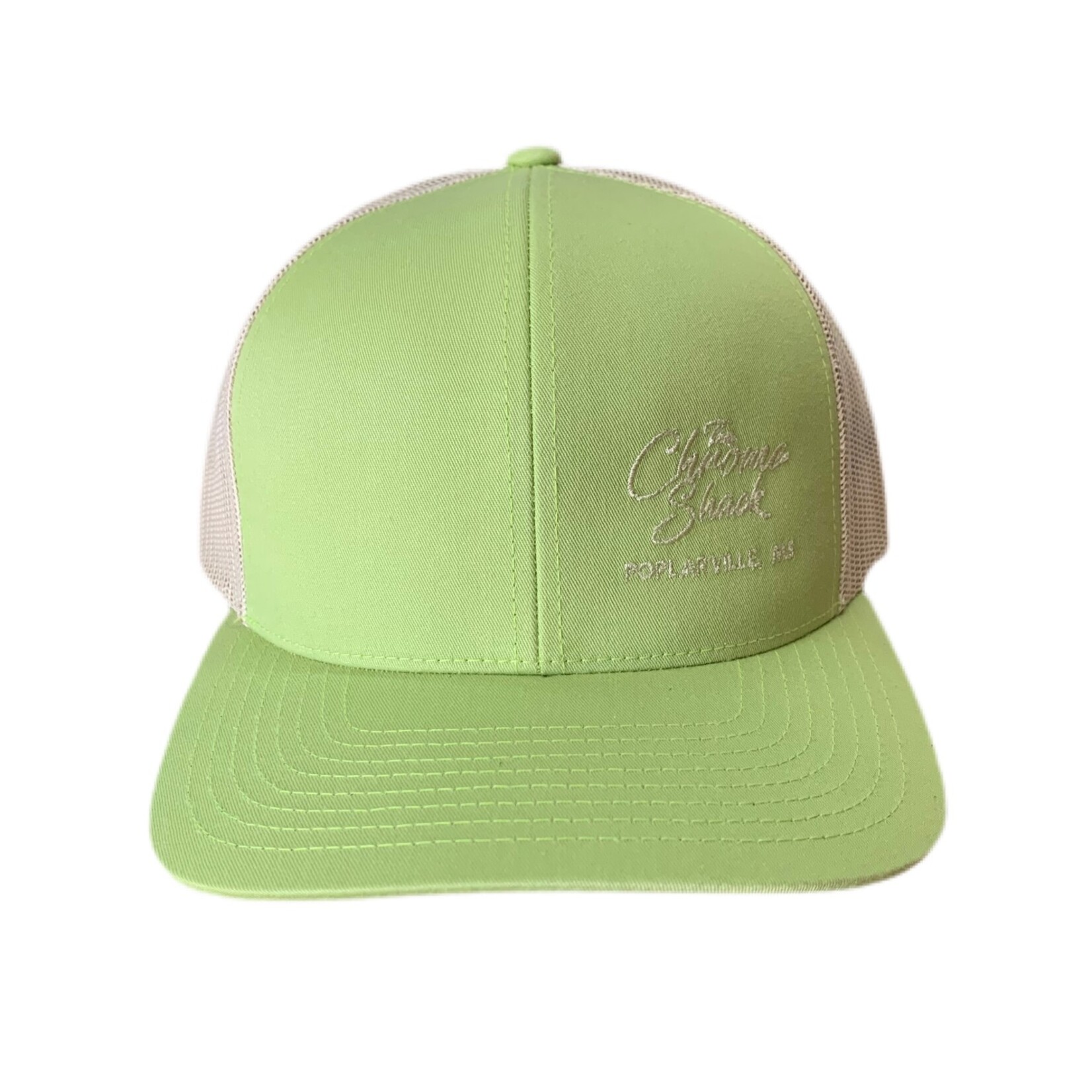 The Chrome Shack Hat - Green Glow/Beige